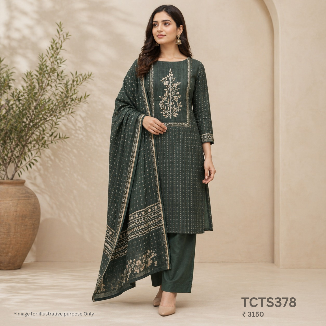 Tussar Silks Churidar Material