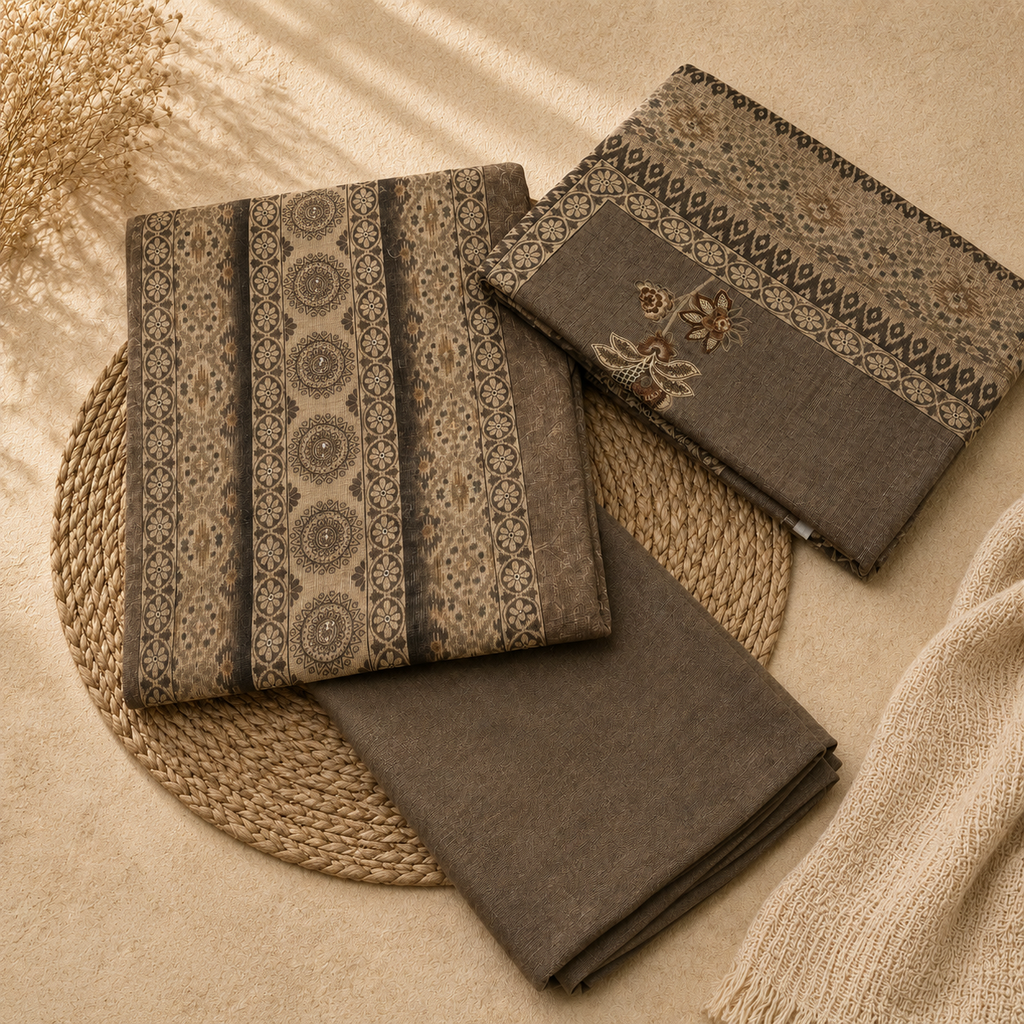 Tussar Silk Churidar Material