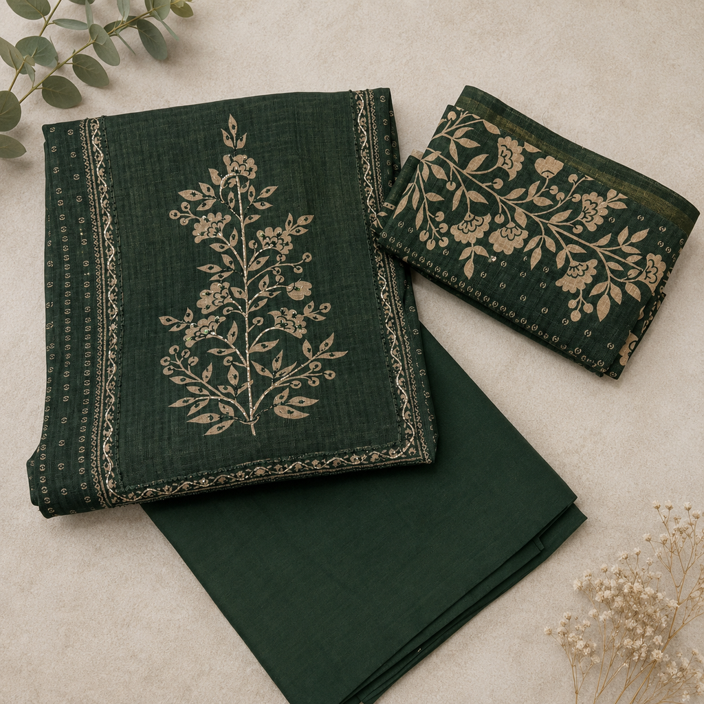 Tussar Silks Churidar Material