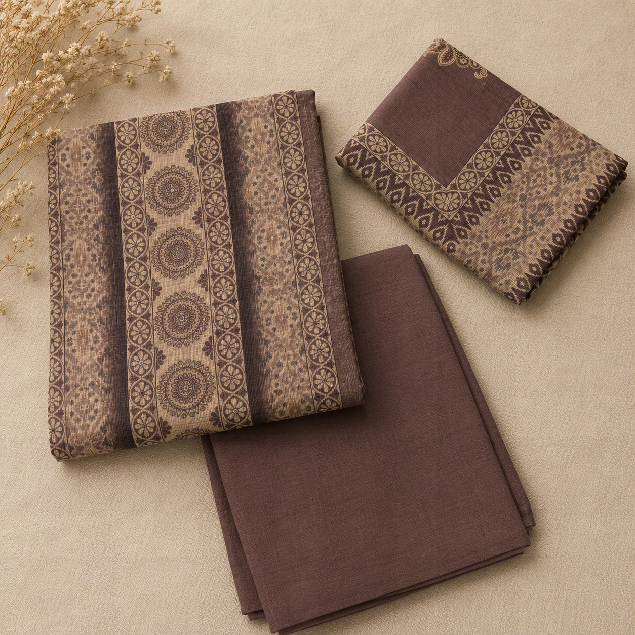 Tussar Silks Churidhar Material