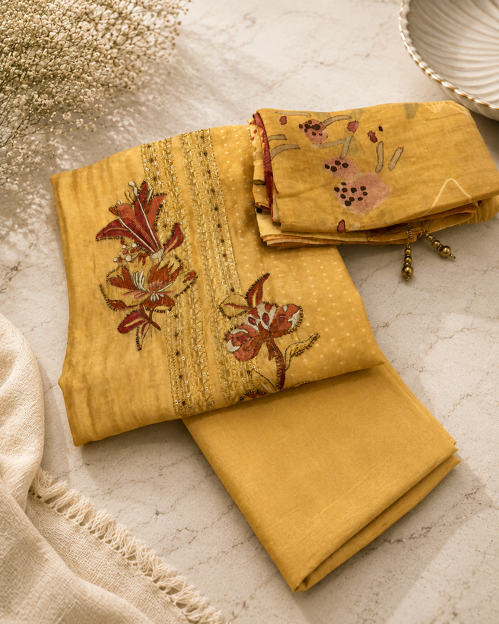 Muslin Churidar Material