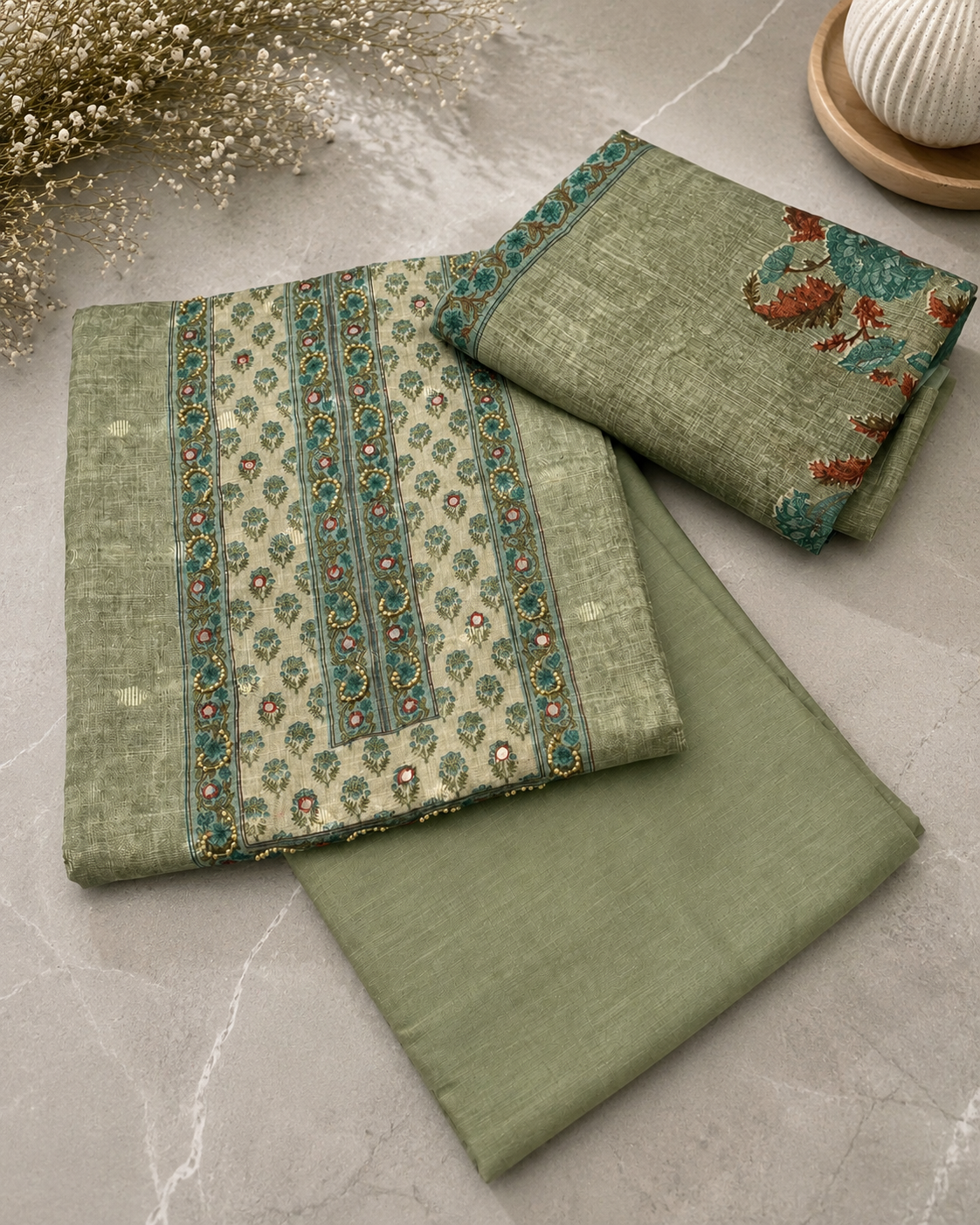 Cotton Silk Churidar Material