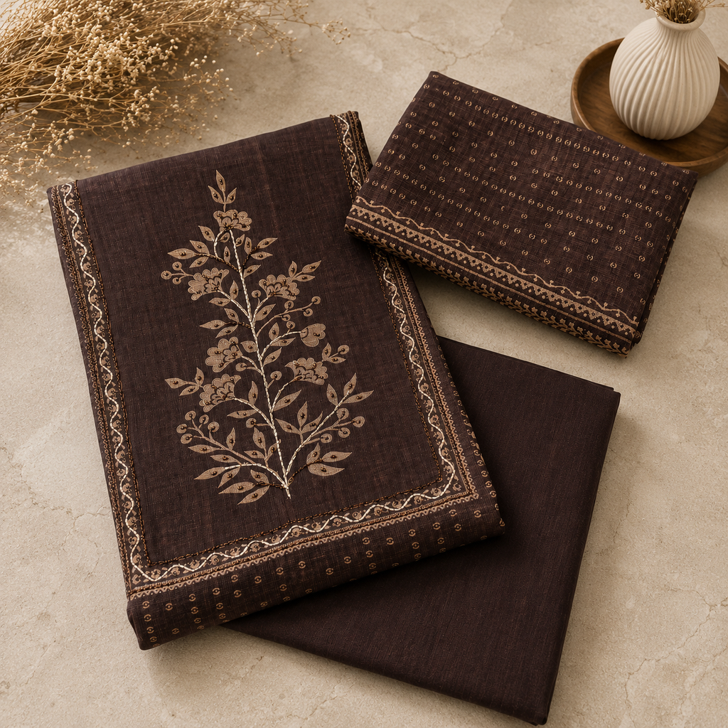 Tussar Silk Churidar Material