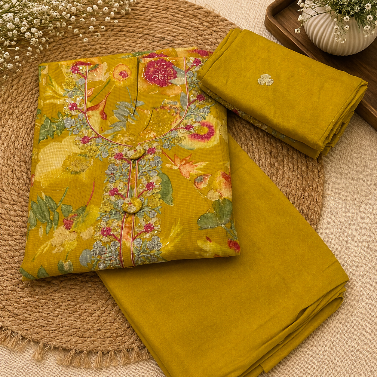 Glace Cotton Churidar Material