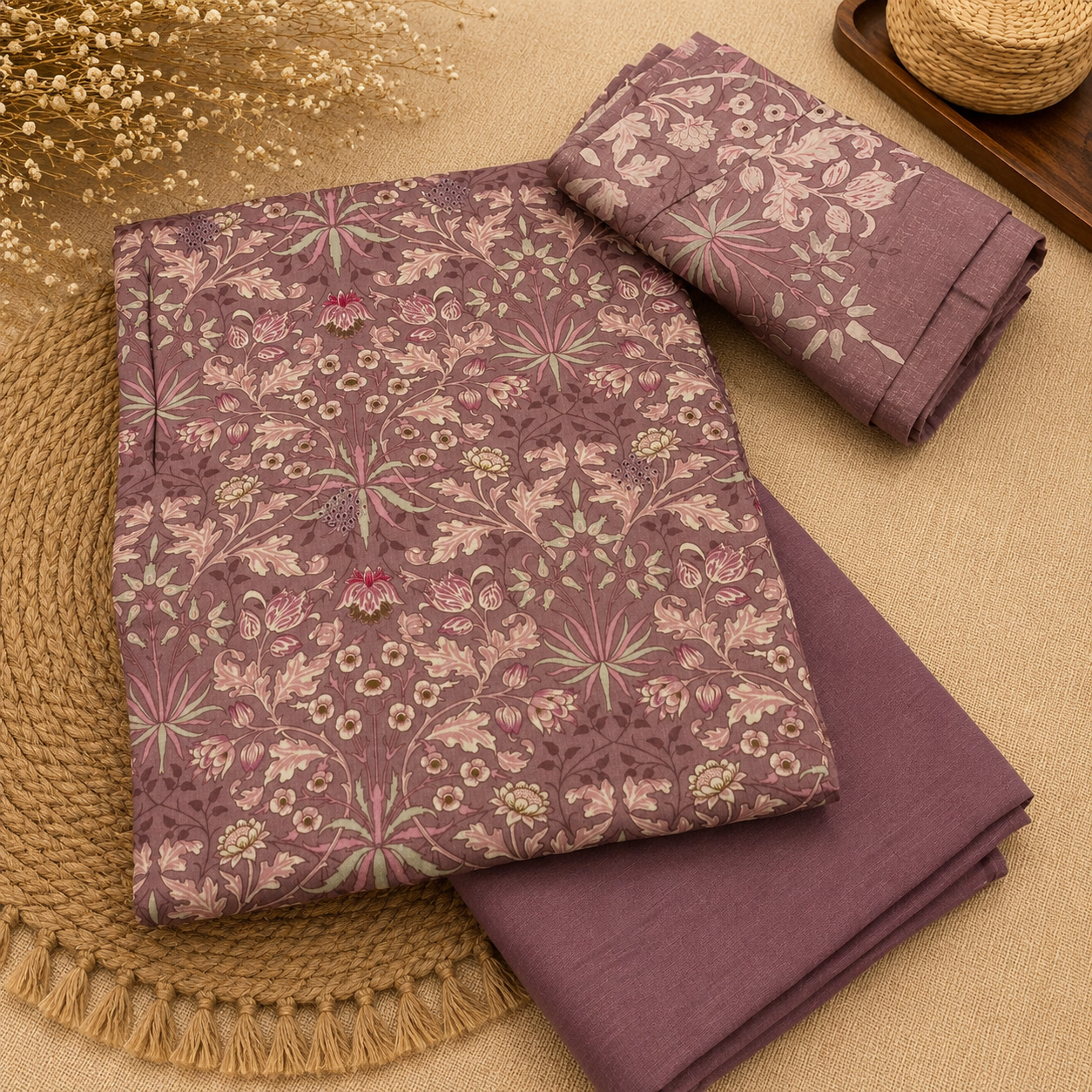 Cotton Churidar Material with Dupatta Muslin