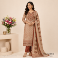 Jamdani Chandini Silk Churidar Material