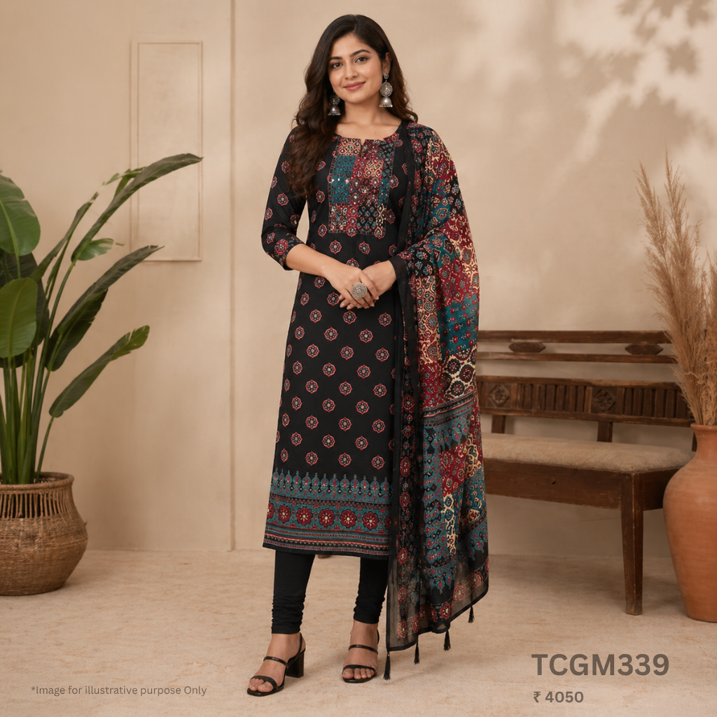 Gajji Muslin Churidar Material