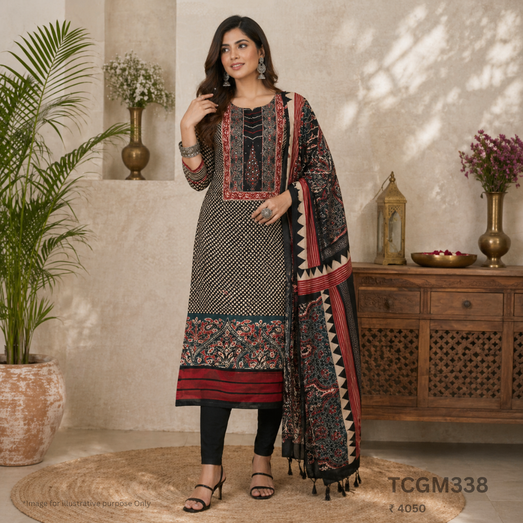 Gajji Muslin Churidar Material