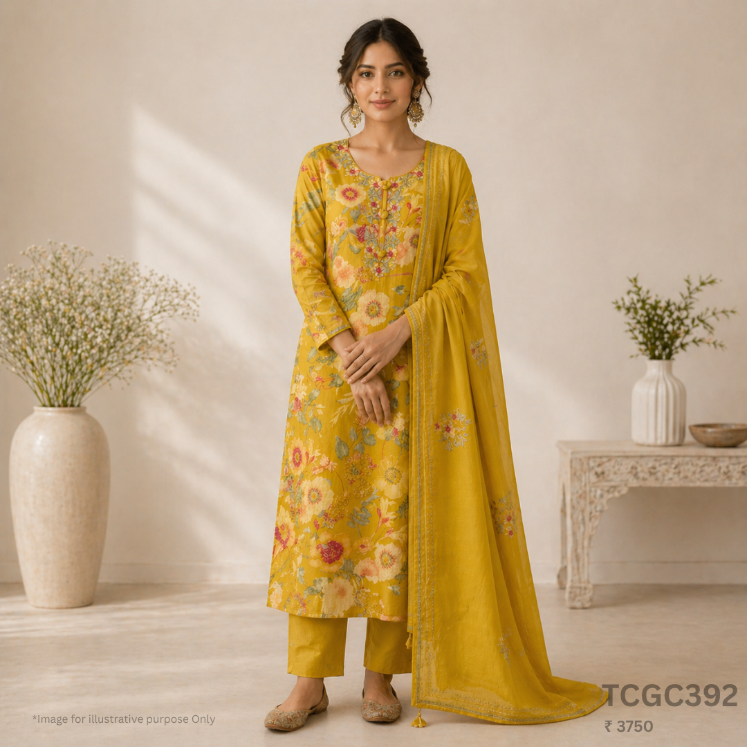 Glace Cotton Churidar Material