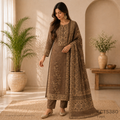Tussar Silk Churidar Material