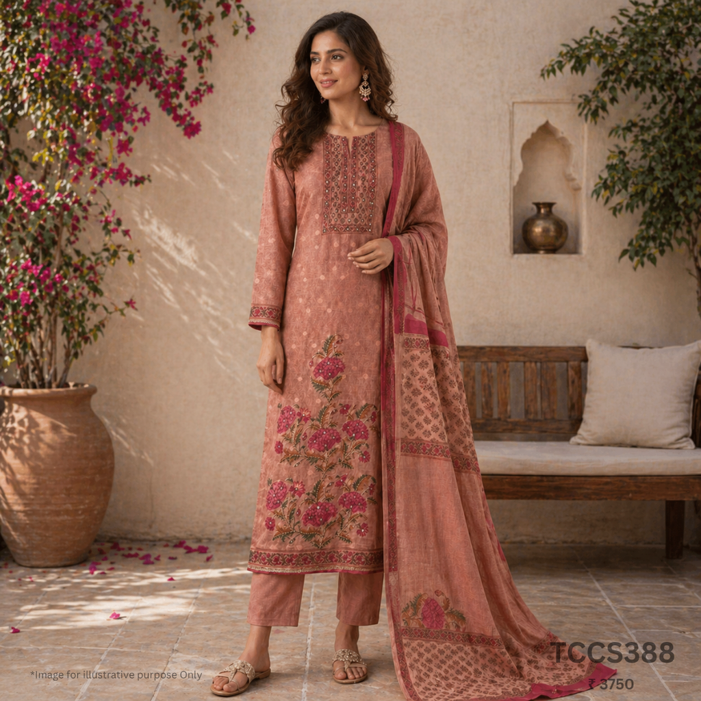 Cotton Silk Churidar Material