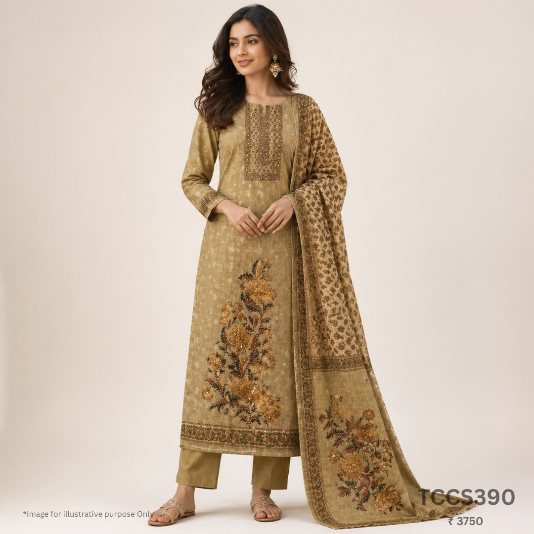 Cotton Silk Churidar Material
